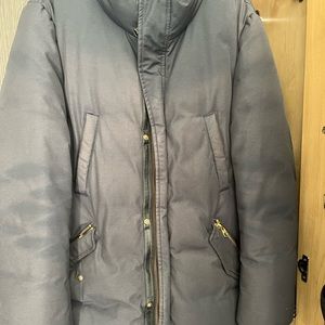 EDWARD 2-in-1 down parka with hooded bib and natural fur